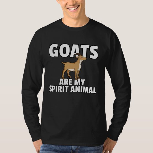 Goat Cute Mountain Goats Farmer T-shirt (Voorkant)
