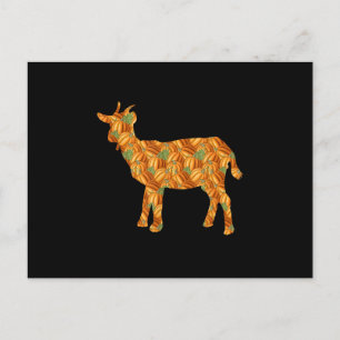 Goat Easy Halloween kostuum cadeau Briefkaart