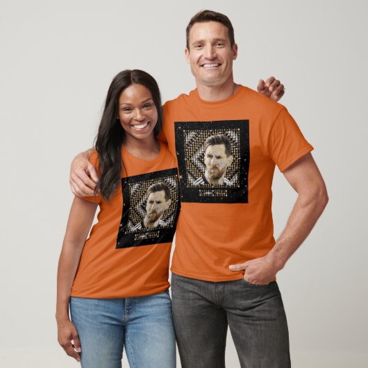 GOAT Emojified MessiInspired Visual Tribute Legend T-shirt (Unisex)