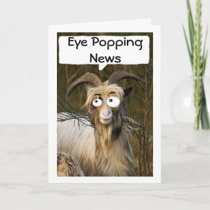 GOAT EYE POPPING NIEUWS DAT "U" ZIJN DRAAIEN "50" KAART