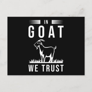Goat Gezegde Funny Briefkaart