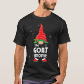 Goat Gnome Matching Family Group Christmas Party P T-shirt (Voorkant)