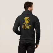GOAT Gold Crown Minimalist Hoodie (Achterkant volledig)