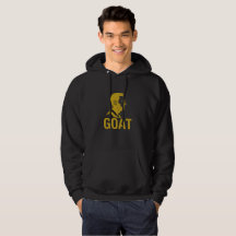 GOAT Gold Crown Minimalist Hoodie