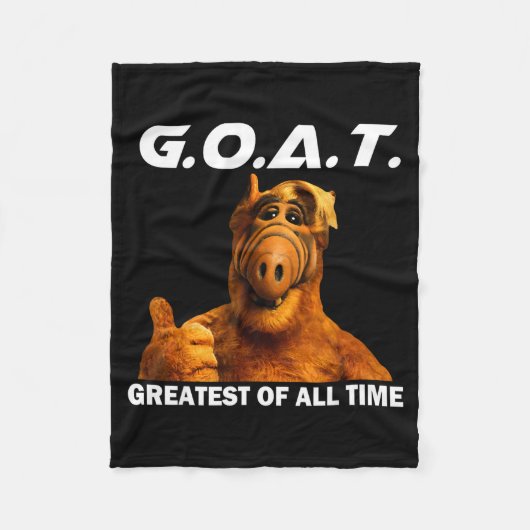 Goat Greatest Of All Time Funny Meme  Fleece Deken (Voorkant)