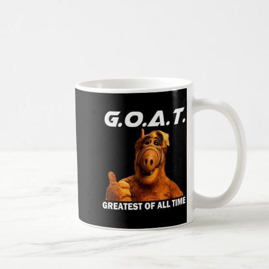 Goat Greatest Of All Time Funny Meme  Koffiemok (Rechts)