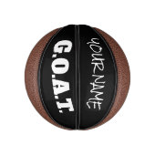 GOAT Grootste Aller Tijden aangepaste mini basketb Basketbal (Verticaal)