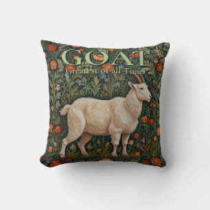 GOAT Grootste aller tijden Kussen