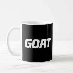 GOAT - Grootste van alle tijden Bold Typography De Koffiemok
