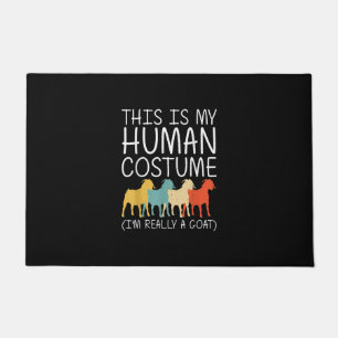 Goat Halloween Human Costume Deurmat