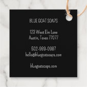 GOAT Handmade Gift Soaps Lotion Candy CUSTOM Craft Bedankjes Labels (Achterkant)