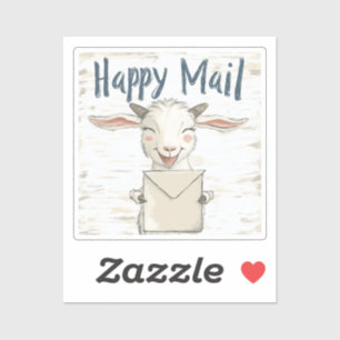 Goat, Happy Mail, Sticker