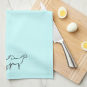 Goat Kitchen Towel Theedoek (Quarter Fold)
