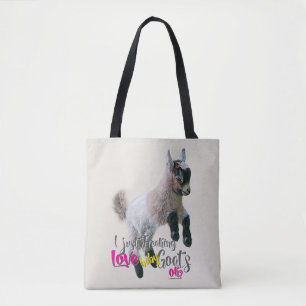 GOAT LOS   Alleen maar liefje Baby overhalen Tote Bag