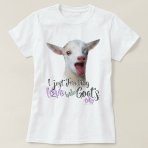 GOAT LOS   Ik maak alleen maar kleine Baby vrij. T-shirt