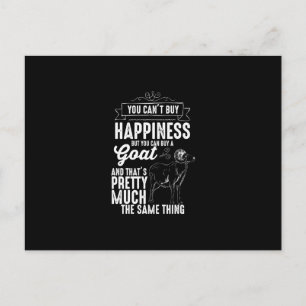 Goat Lover je mag geluk niet kopen Aankondigingskaart