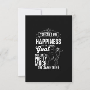 Goat Lover je mag geluk niet kopen RSVP Kaartje