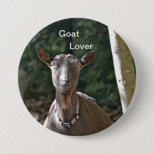 Goat Lover Ronde Button 7,6 Cm