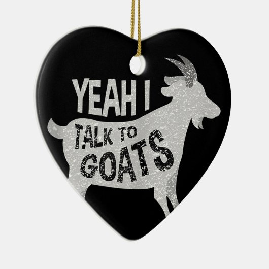 Goat Lovers Goat Joke Gift Keramisch Ornament (Rechts)