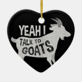 Goat Lovers Goat Joke Gift Keramisch Ornament (Voorkant)