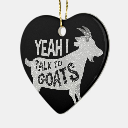 Goat Lovers Goat Joke Gift Keramisch Ornament (Links)