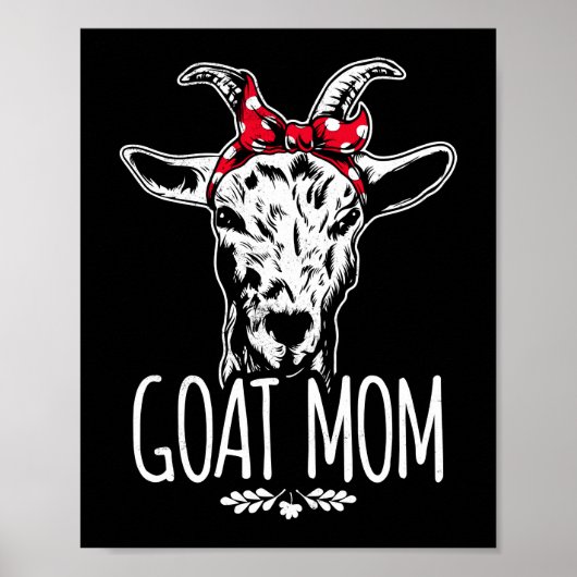 Goat Ma Bandana Face Poster (Voorkant)