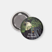 Goat Magnet van de Tovenaar van Halloween Magneet (Voorkant / Achterkant)