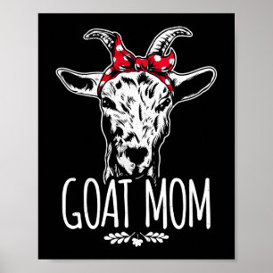 Goat Mama Bandana Poster