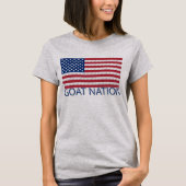 GOAT NATION THE American Goat GetYerGoat™ T-shirt (Voorkant)