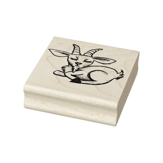 Goat                                               	rubberstempel (Stempel)
