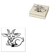 Goat                                               	rubberstempel (Gestempeld)