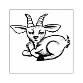 Goat                                               	rubberstempel (Afrduk)