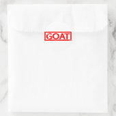 GOAT Stamp Ronde Sticker (Tas)