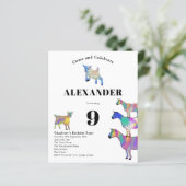 Goat Thagefun Birthday Party (Staand voorkant)