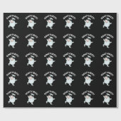 Goat Vibes Funny Good Vibes Animal Pun Dark BG Cadeaupapier (Vlak)