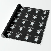 Goat Vibes Funny Good Vibes Animal Pun Dark BG Cadeaupapier (Uitgerold)