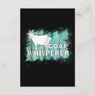 Goat Whisperer Goats Farmer Informatiekaartje