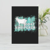 Goat Whisperer Goats Farmer Kaart (Staand voorkant)