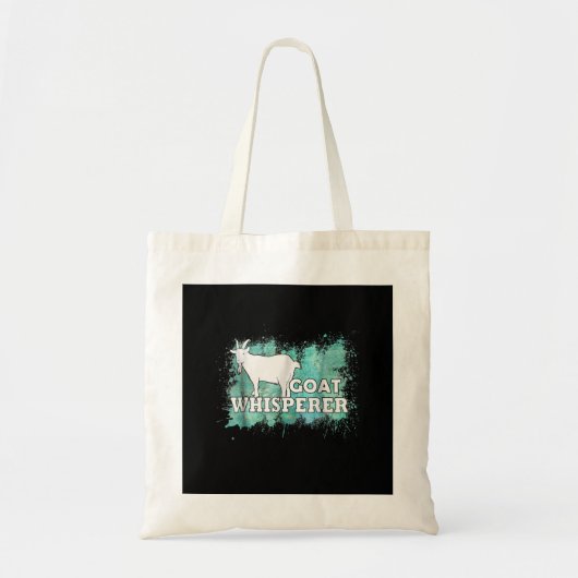 Goat Whisperer Goats Farmer Tote Bag (Voorkant)