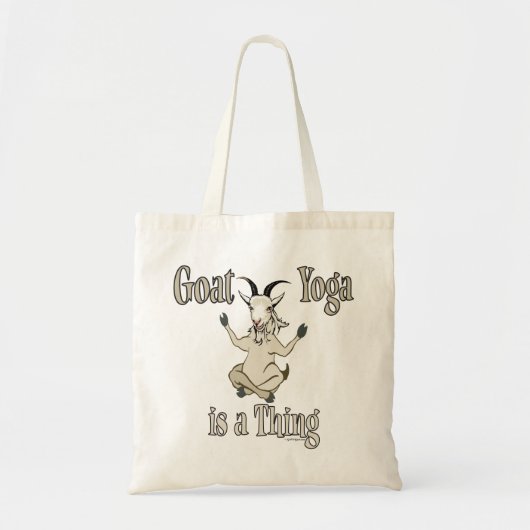 Goat Yoga is een ding | GetYerGoat™ Tote Bag (Voorkant)