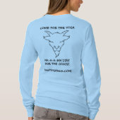 Goat Yoga Texas Women's Long Sleeve T-Shirt (Achterkant)