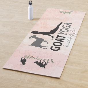Goat Yoga verrassend genoeg Zen ADD JOUW TEKST Yogamat