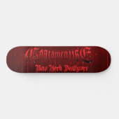 Goatamentise New York Deathcore Skateboard (Horizontaal)