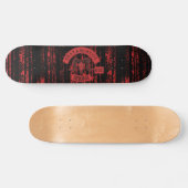 Goatamentise Rode Biker Patch Skateboard (Horizontaal)