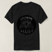 Goatman's Bridge Emblem - Black Sticker1 T-shirt (Design voorkant)