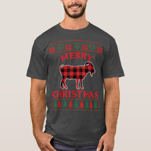 Goatmas Merry-kerstgeit overvalt lomp lomp T-shirt