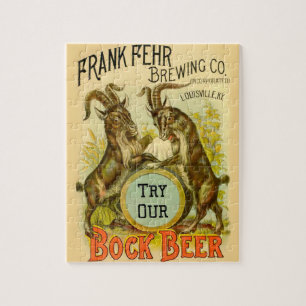 Goats Bock Beer Adverteren Legpuzzel