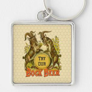 Goats Bock Beer Adverteren Sleutelhanger