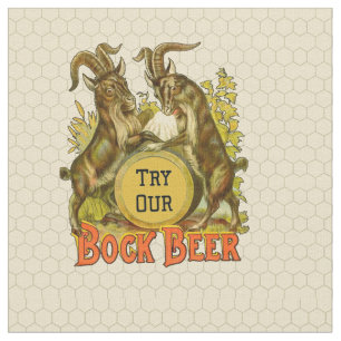 Goats Bock Beer Adverteren Stof