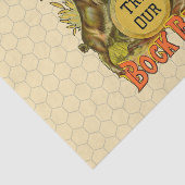 Goats Bock Beer Adverteren Tissuepapier (Detail)